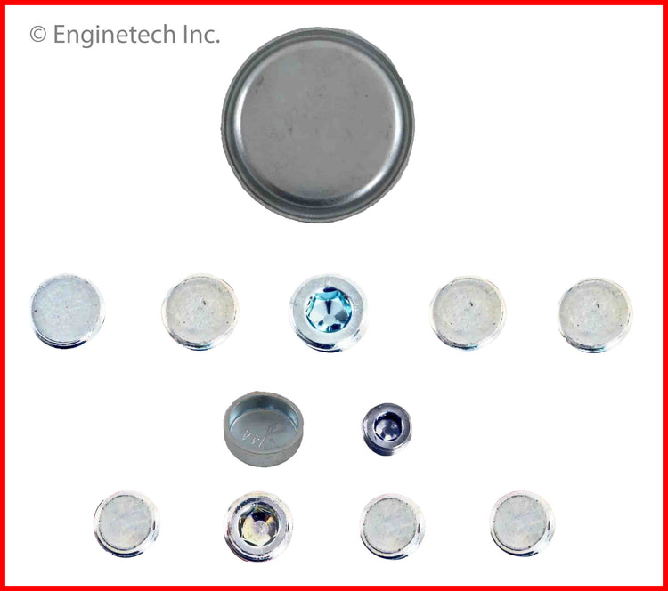 Enginetech PK345 Engine Expansion Plug Kit – Iron for Chrysler and Dodge Vehicles