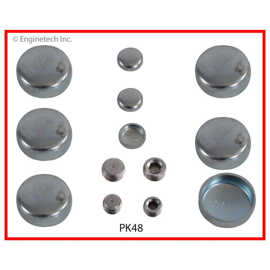 Enginetech PK48 Engine Expansion Plug Kit for Isuzu and Jeep Vehicles