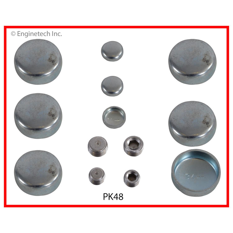 Enginetech PK48 Engine Expansion Plug Kit for Isuzu and Jeep Vehicles