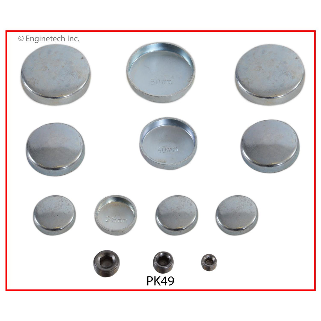 Enginetech PK49 Engine Expansion Plug Kit for Chrysler Vehicles
