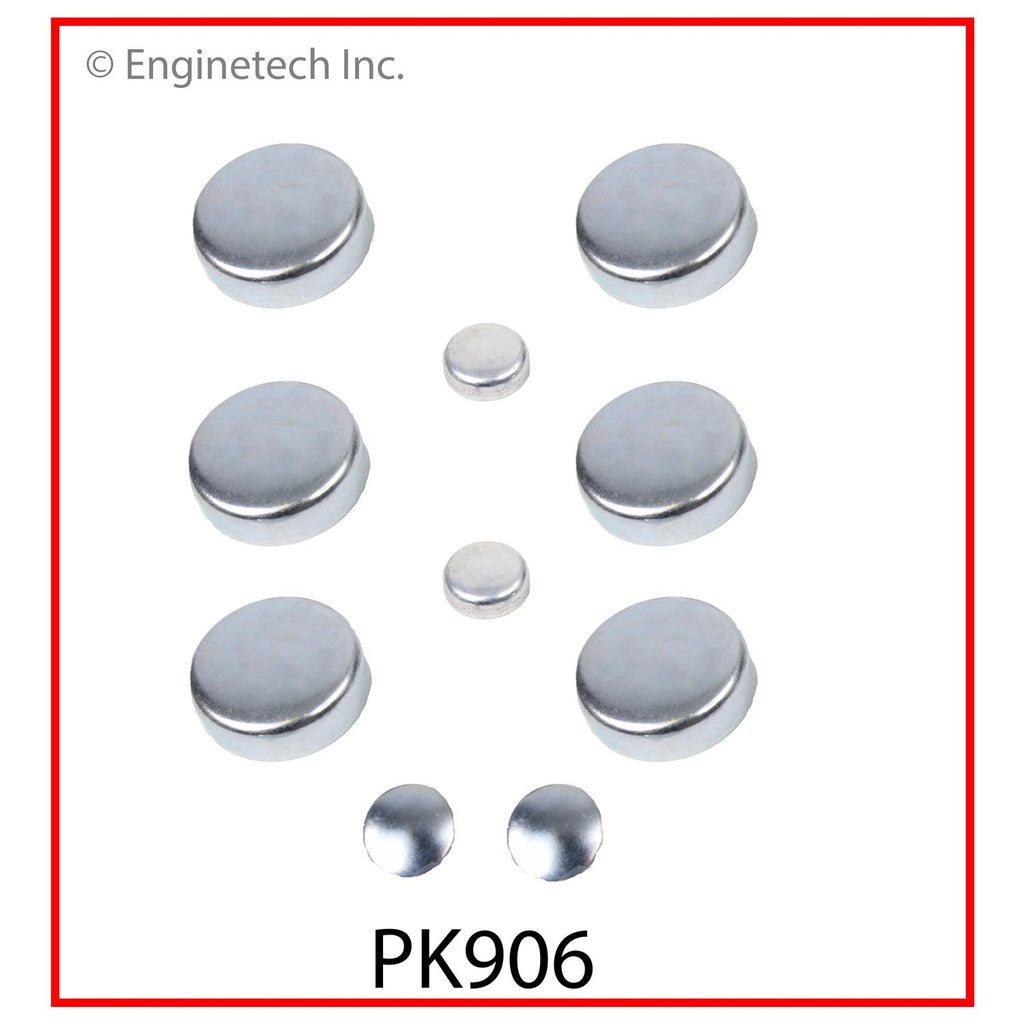 Enginetech PK906 Engine Expansion Plug Kit for Isuzu Vehicles - Iron Material