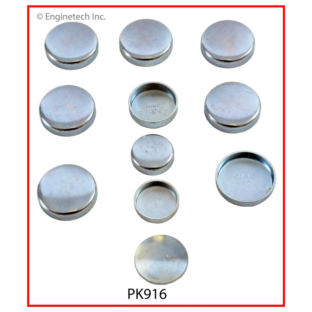 Enginetech PK916 Engine Expansion Plug Kit for Toyota Celica and Cressida