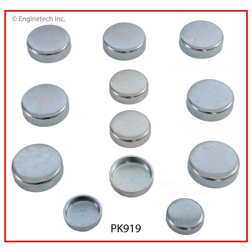 Enginetech PK919 Engine Expansion Plug Kit for Mazda B2600 & MPV (Steel)