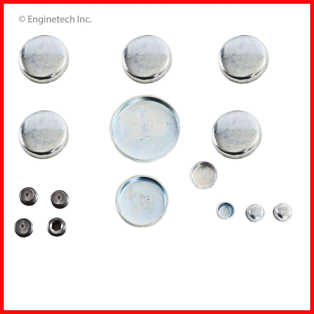 Enginetech PK9 Engine Expansion Plug Kit - Steel for Engine Rebuilds