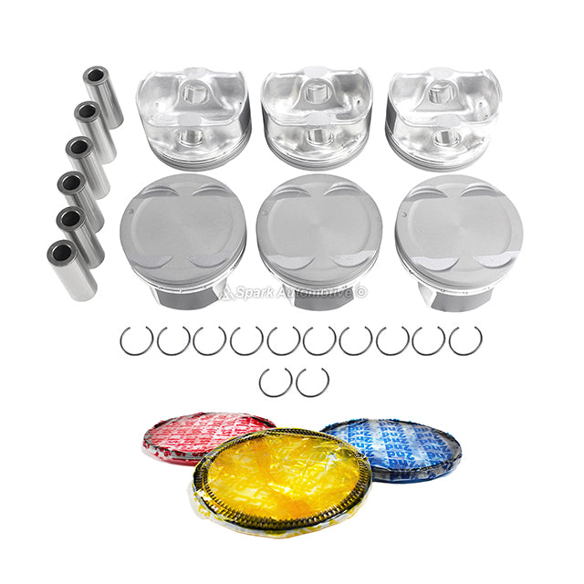 Pistons w/ Rings fit Fits 10-14 Kia Santa Hyundai 3.5L V6 DOHC