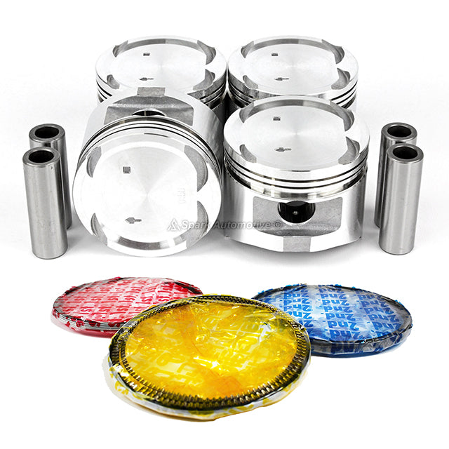 Pistons w/ Rings fit Fits 1984-1987 Honda Accord 1.8 L4 SOHC 12V