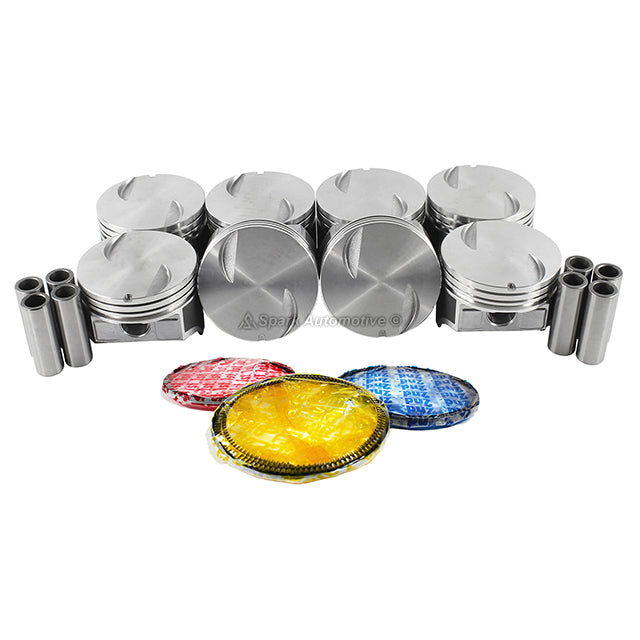 Pistons w/ Rings fit Fits 1970-1983 Chevrolet 7.4L V8 OHV 16V