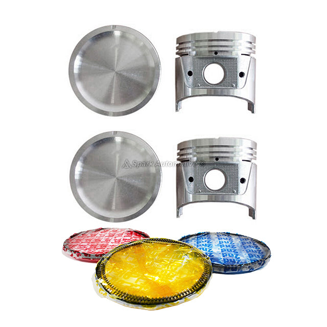 Pistons w/ Rings fit Fits 1973-1979 Nissan 1.8L-2.0L L4 SOHC 8V
