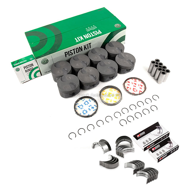 Full Gasket Set Pistons Bearings Fit 10-14 Chevrolet 4.8L 5.3L V8 OHV