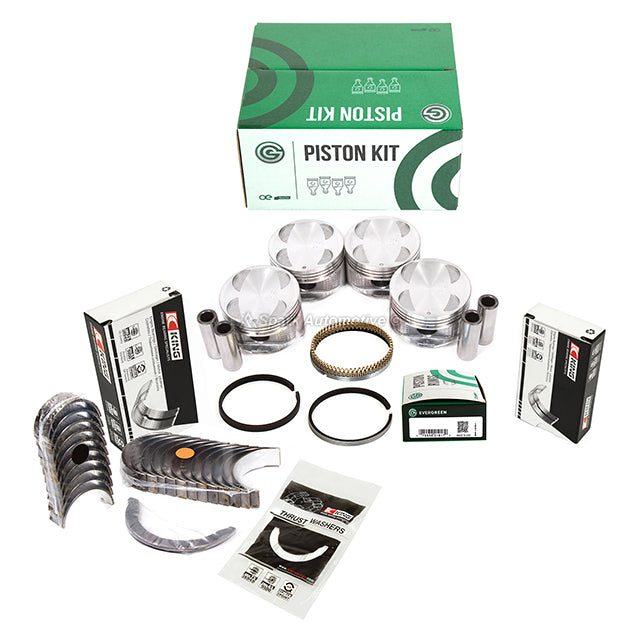 Full Gasket Set Pistons Bearings Fit 93-97 Geo Toyota Corolla 1.6L DOHC 4AFE