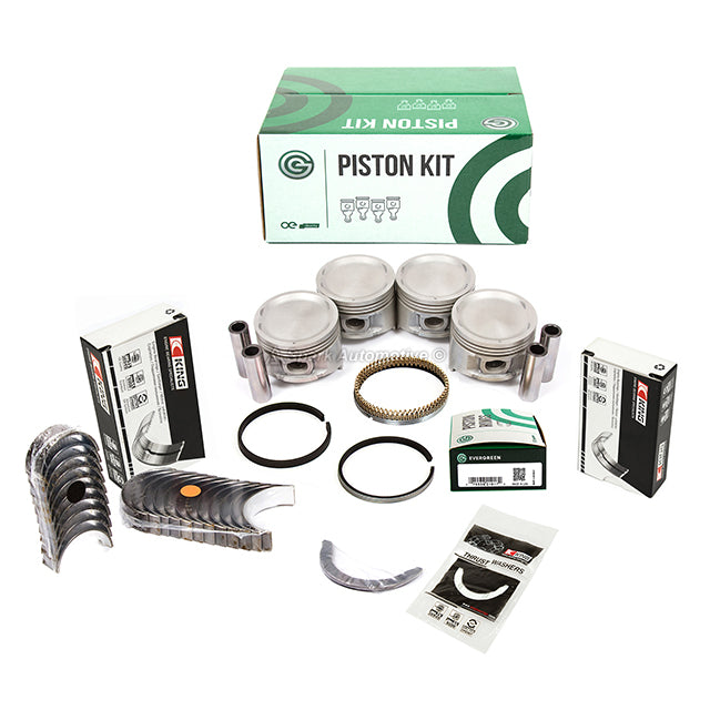 Full Gasket Set Pistons Bearings Fit 83-88 Nissan Pickup D21 Pathfinder 2.4L Z24