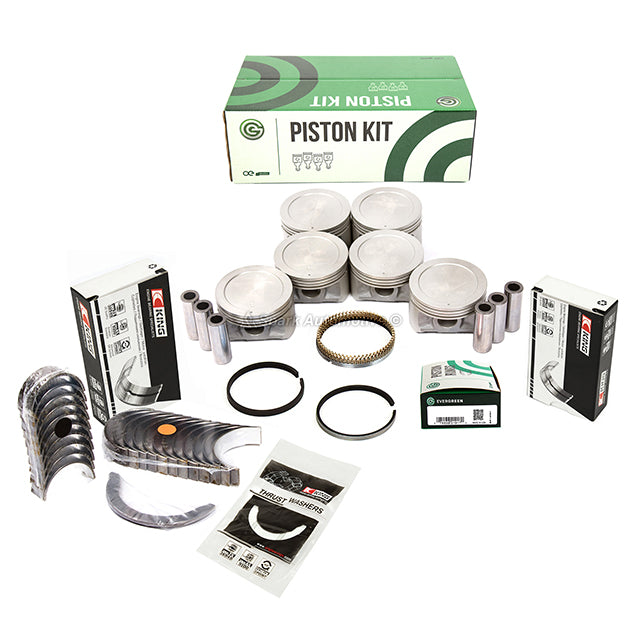 Full Gasket Set Pistons Bearings Fit 01-03 Hyundai Kia 2.7 G6BA