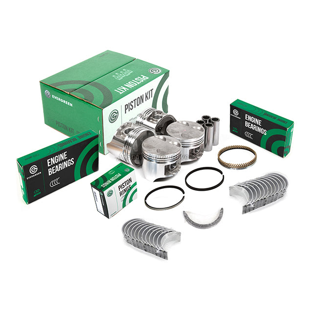 Full Gasket Set Pistons Bearings Fit 88-95 Honda Civic Del Sol 1.5L D15B1 D15B2