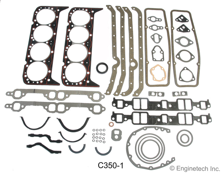 Enginetech RCC350AP-STD Engine Rebuild Kit for GMC and Chevrolet Cars ...