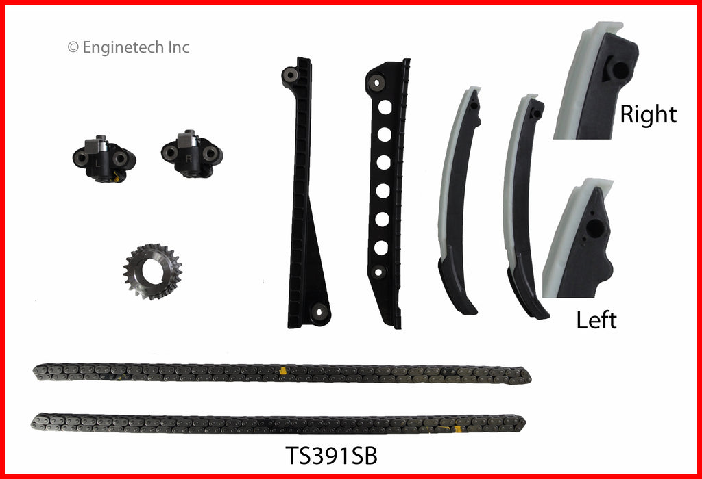 Enginetech RCF330GP-STD Engine Rebuild Kit for Ford Car and Truck - All Standard Sizes