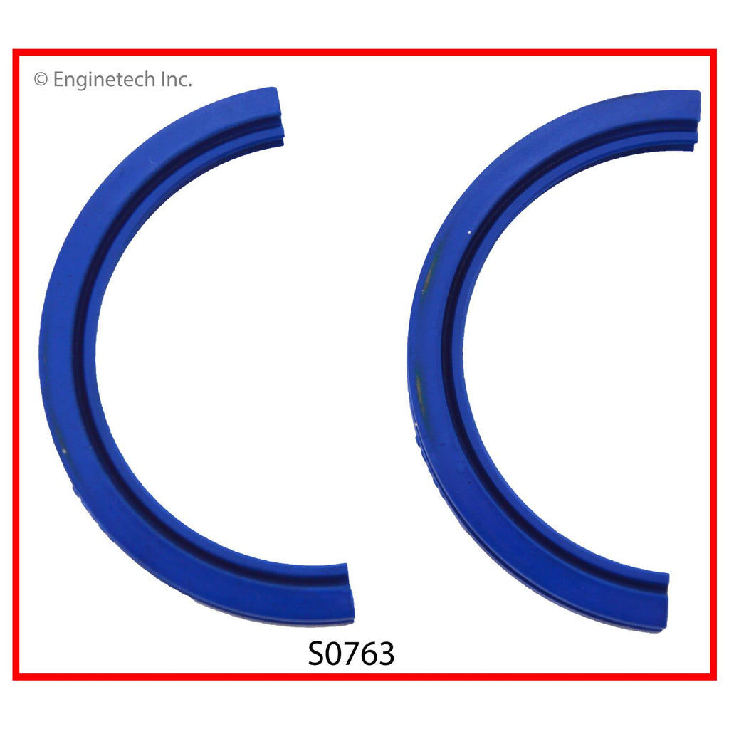 Enginetech S0763 Engine Rear Crankshaft Seal - 2 Piece Offset Double Lip