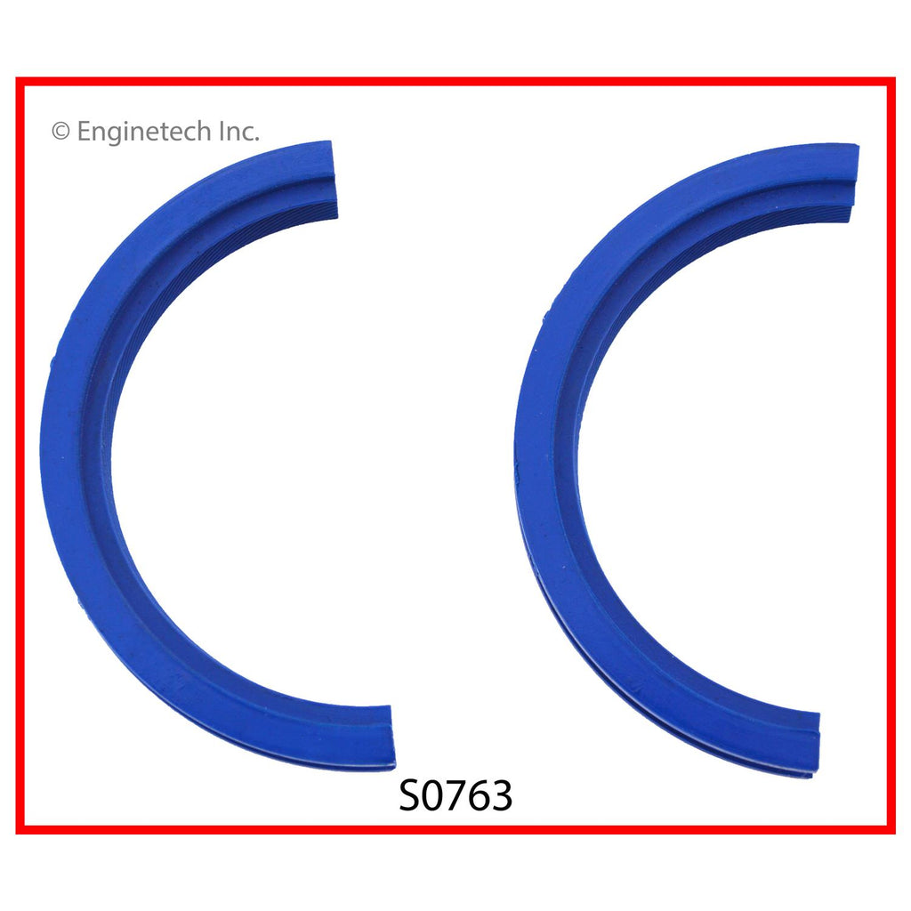 Enginetech S0763 Engine Rear Crankshaft Seal - 2 Piece Offset Double Lip