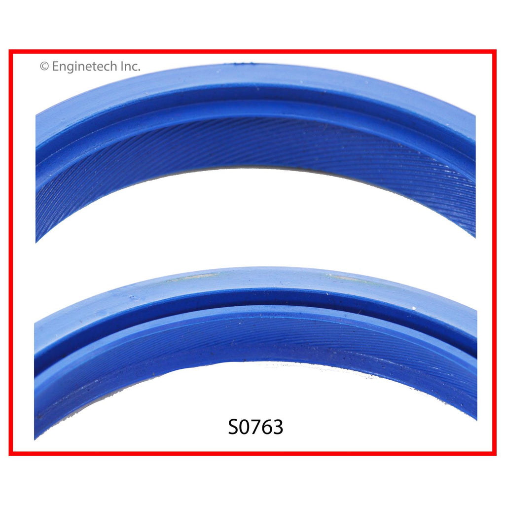Enginetech S0763 Engine Rear Crankshaft Seal - 2 Piece Offset Double Lip