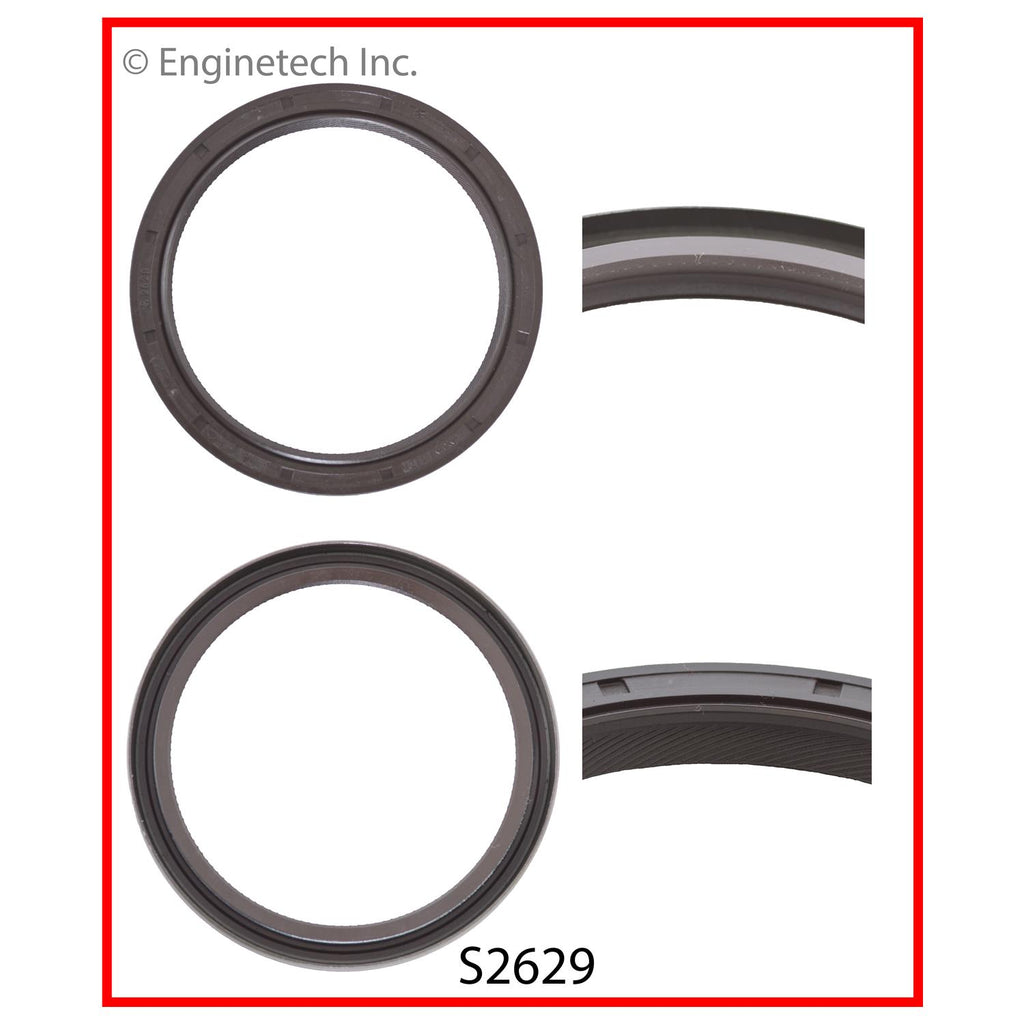 Enginetech S2629 Engine Rear Crankshaft Seal with Viton Material