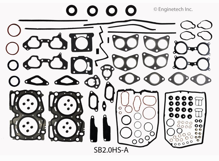 Enginetech SB2.0HS-A Engine Cylinder Head Gasket Set for Subaru Impreza