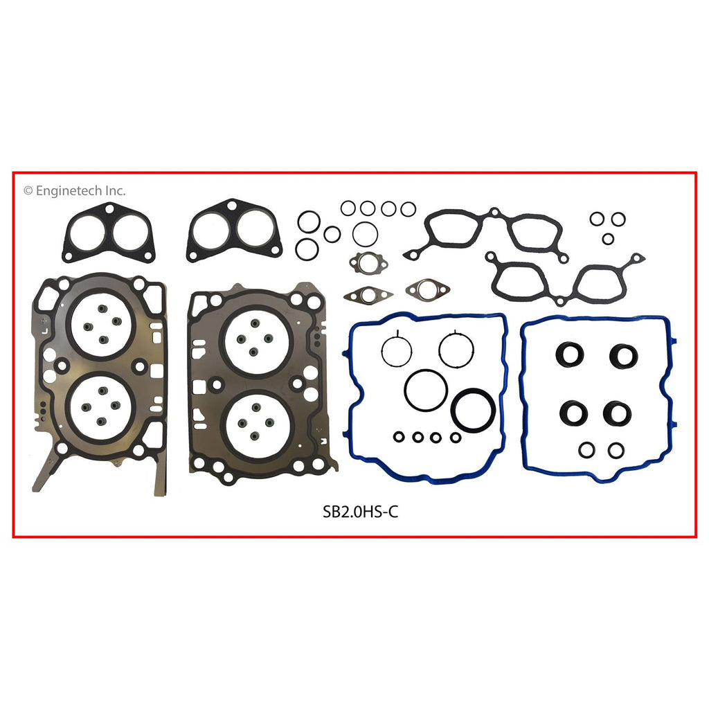 Enginetech Subaru SB2.0HS-C Engine Cylinder Head Gasket Set