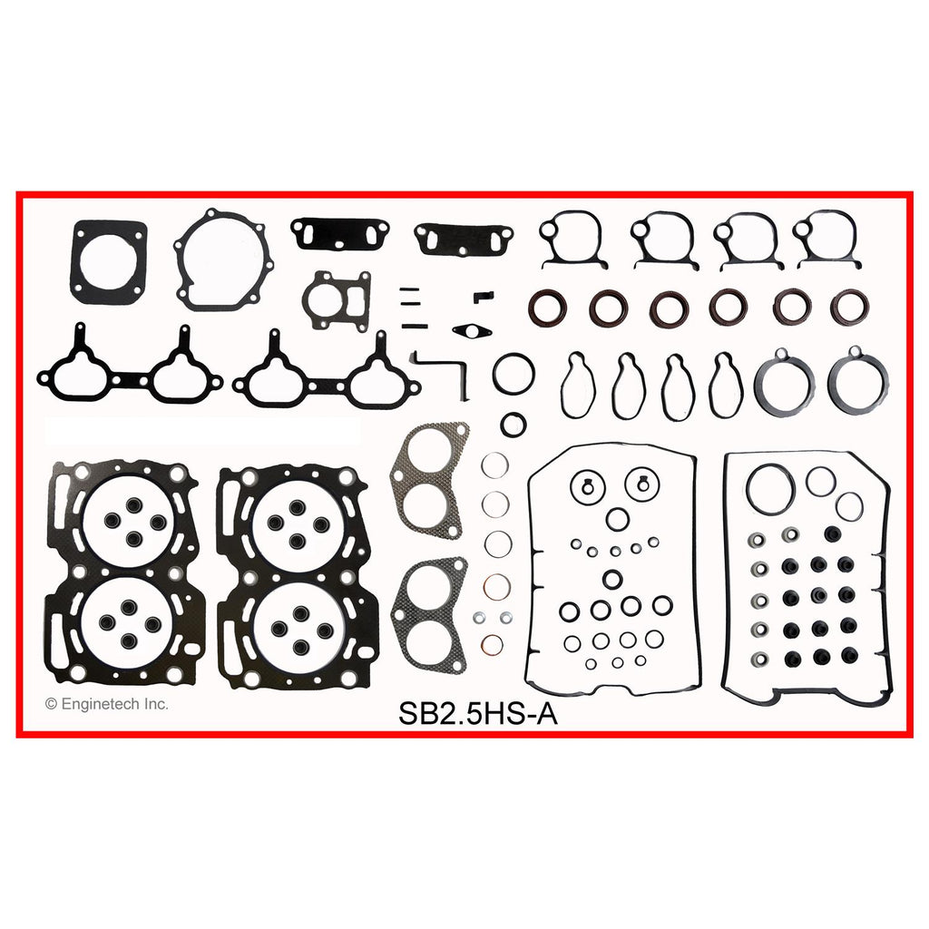 Enginetech SB2.5HS-A Engine Cylinder Head Gasket Set for Subaru Legacy (1996-1999)