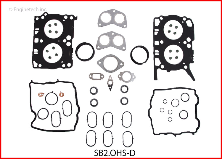 Enginetech SB2.0HS-D Engine Cylinder Head Gasket Set for Subaru Vehicles