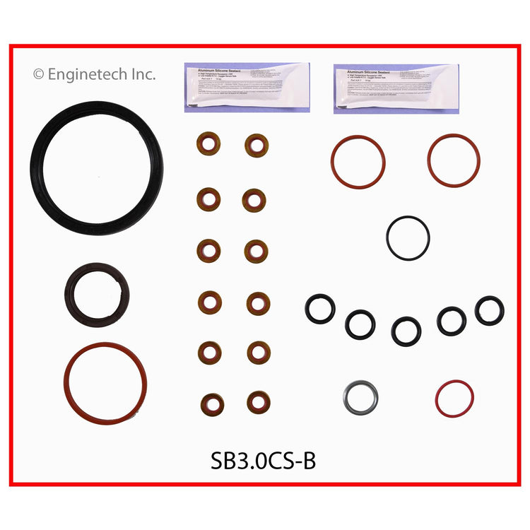 Enginetech SB3.0CS-B Engine Lower End Gasket Set for Subaru Outback and Tribeca