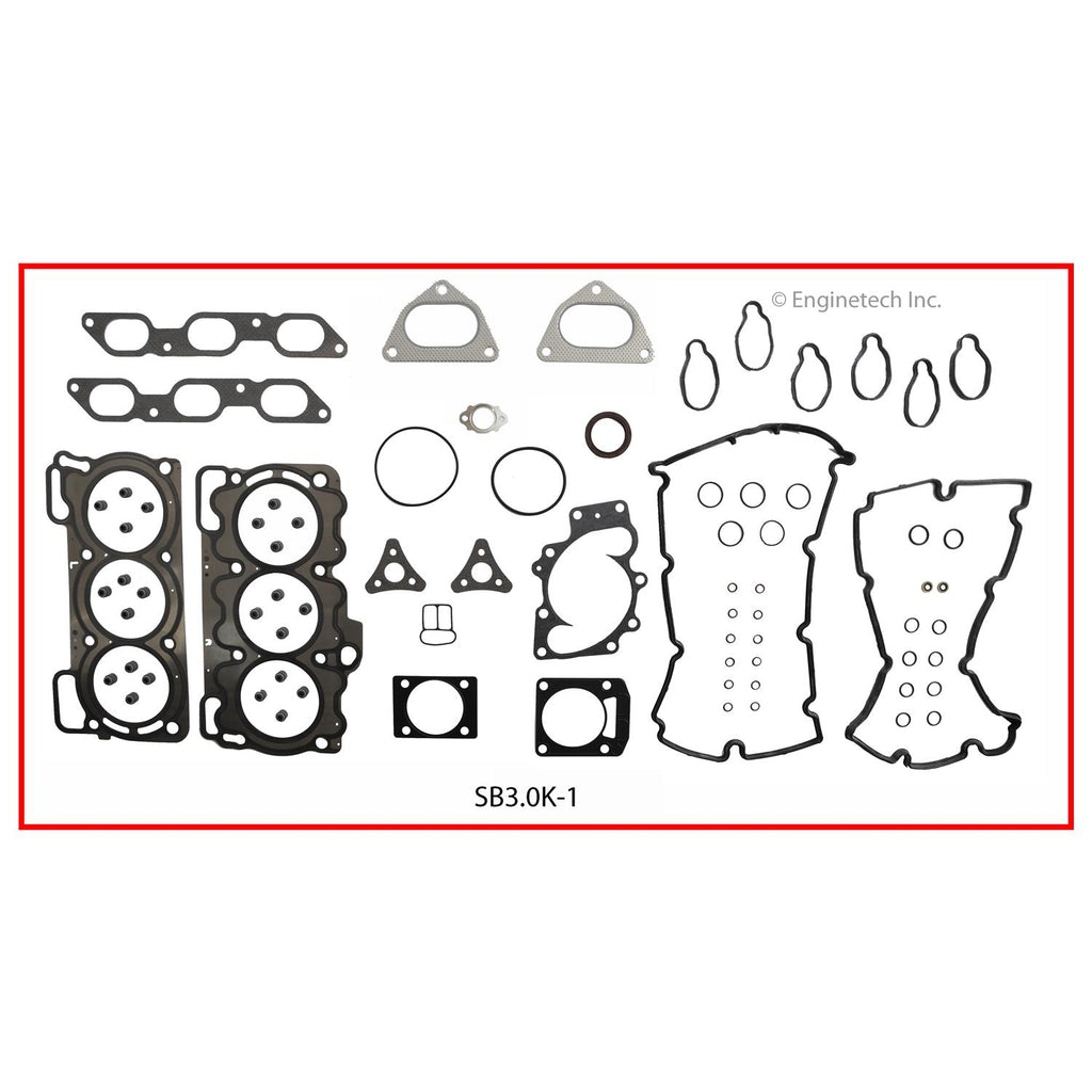 Enginetech SB3.0K-1 Engine Full Gasket Set for Subaru Outback (2001-2004)