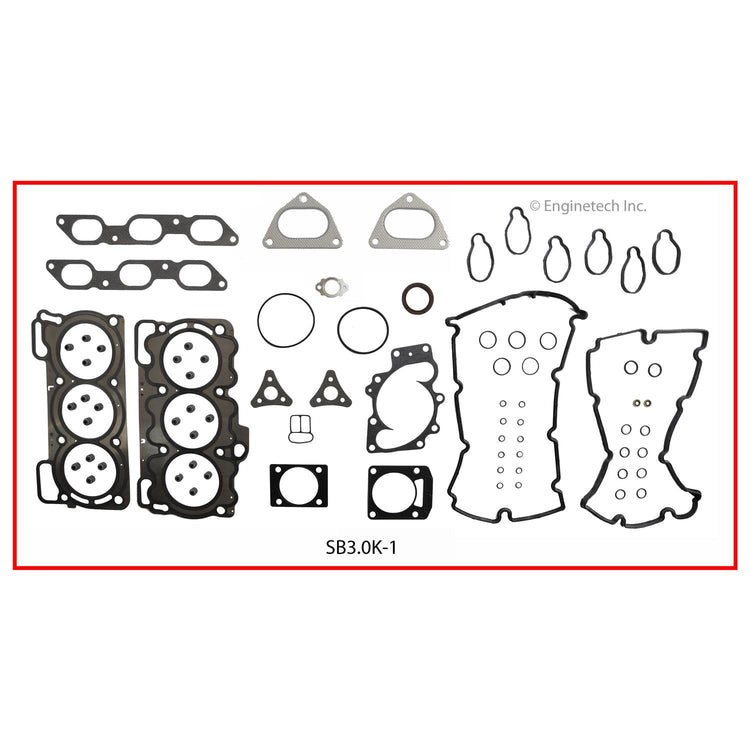 Enginetech SB3.0K-1 Engine Full Gasket Set for Subaru Outback (2001-2004)