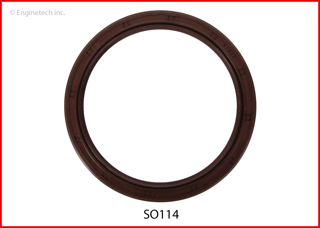 Enginetech S0114 Engine Rear Crankshaft Seal – 2 Piece Double Lip for Chrysler, Hyundai, Dodge