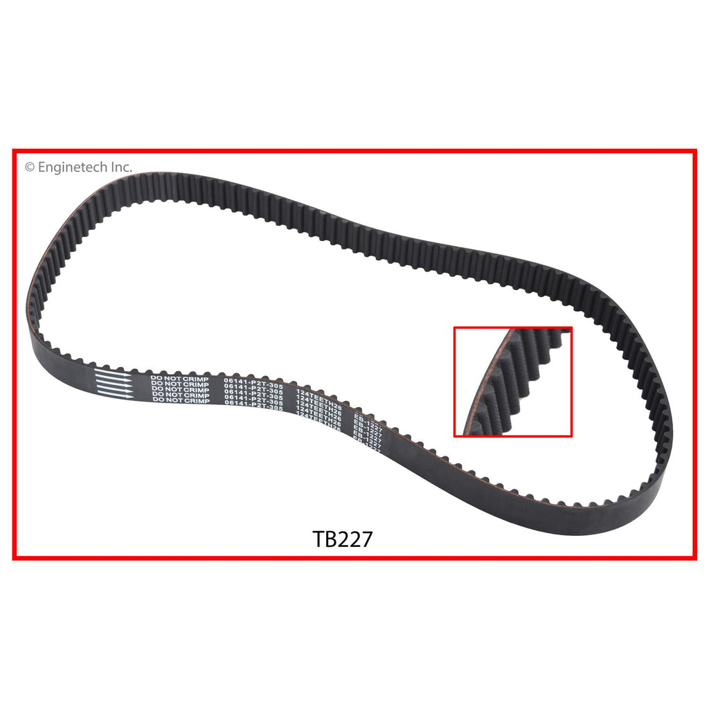 Enginetech BBPTTB227 Engine Timing Belt for Honda and Acura Models