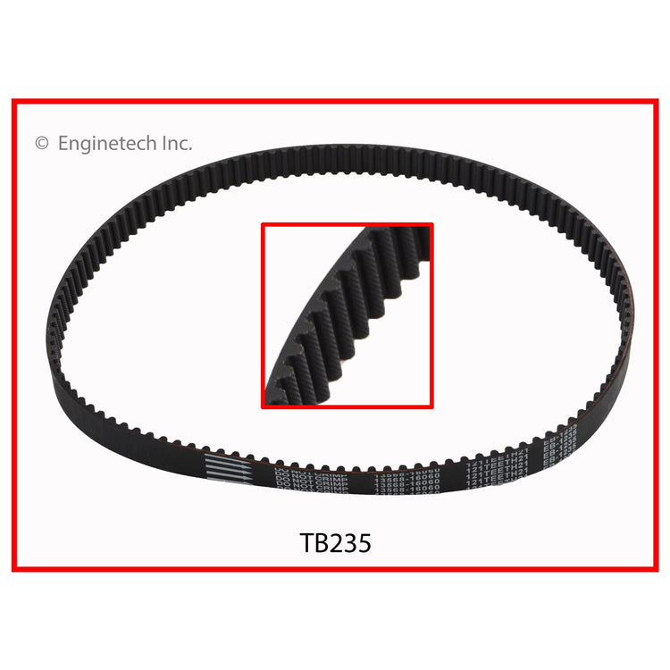 Enginetech TB235 Engine Timing Belt for Geo Prizm, Toyota Celica & Corolla