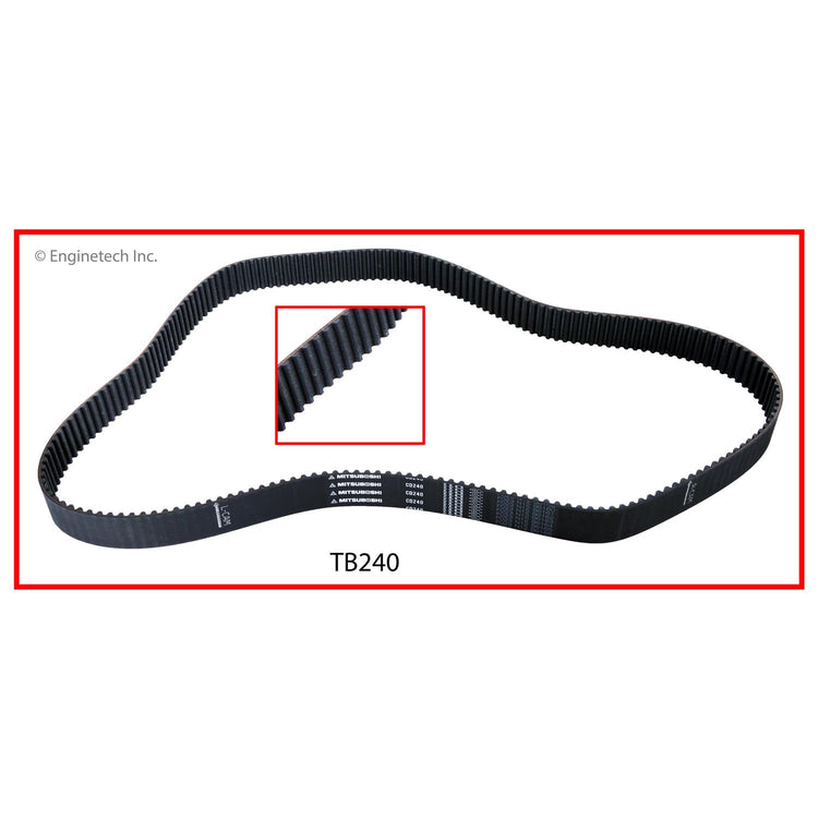 Enginetech TB240 Engine Timing Belt for Toyota 4Runner, Pickup, and T100 (1993-1995)
