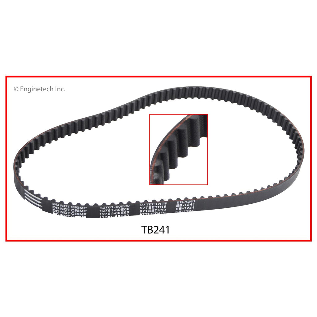 Enginetech TB241 Engine Timing Belt for Geo Metro 1993-1995