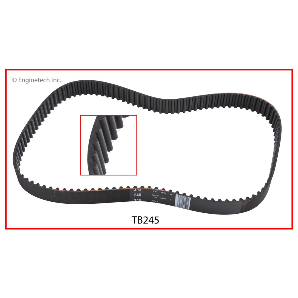 Enginetech TB245 Engine Timing Belt for Dodge Neon and Chrysler Cirrus