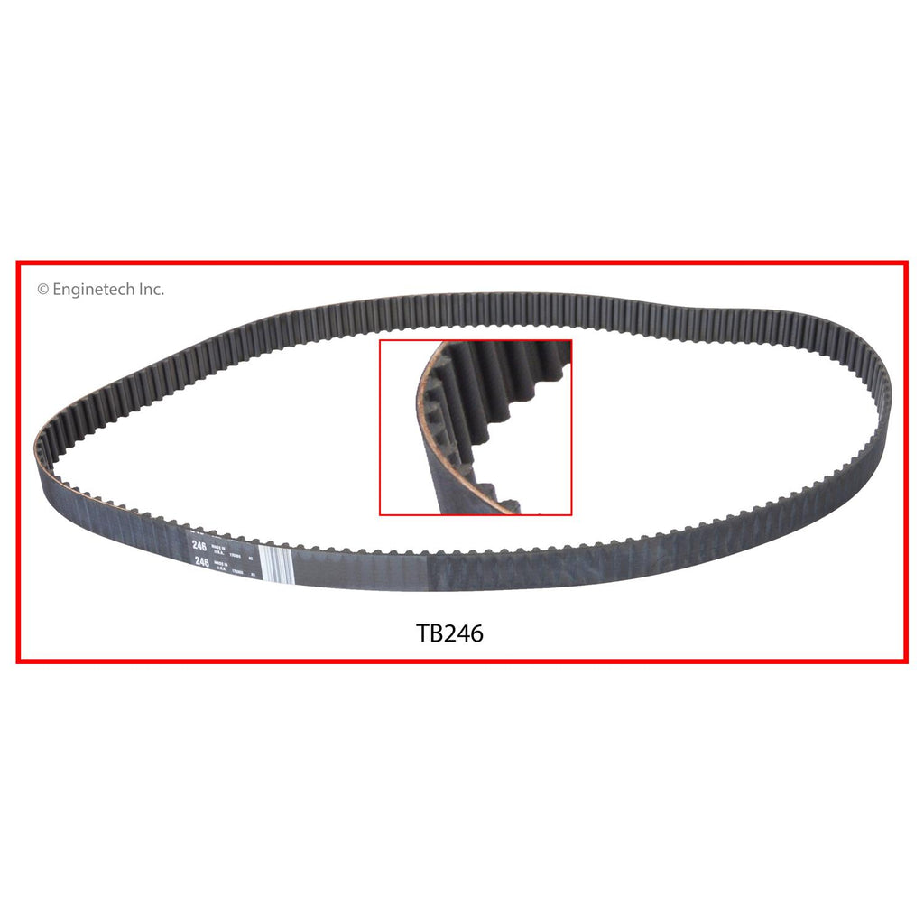 Enginetech TB246 Engine Timing Belt for Chrysler and Dodge Vehicles