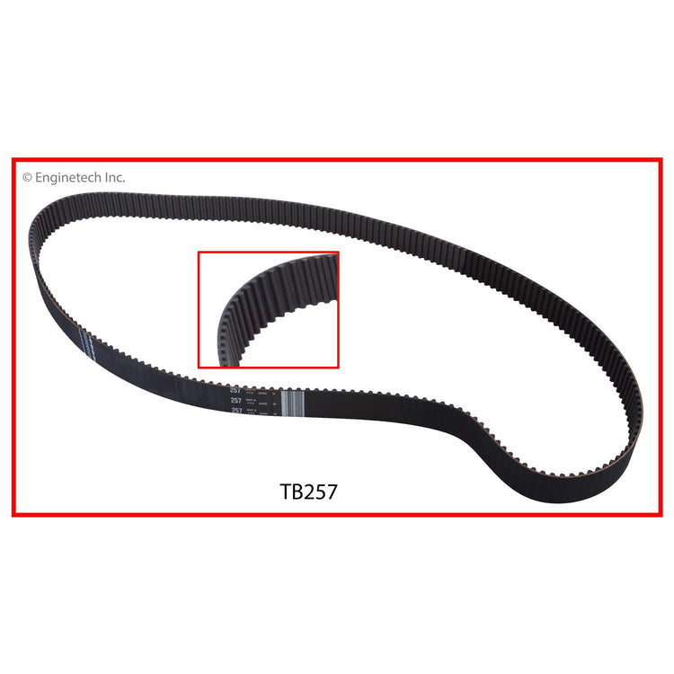 Enginetech TB257 Engine Timing Belt for Lexus and Toyota Vehicles