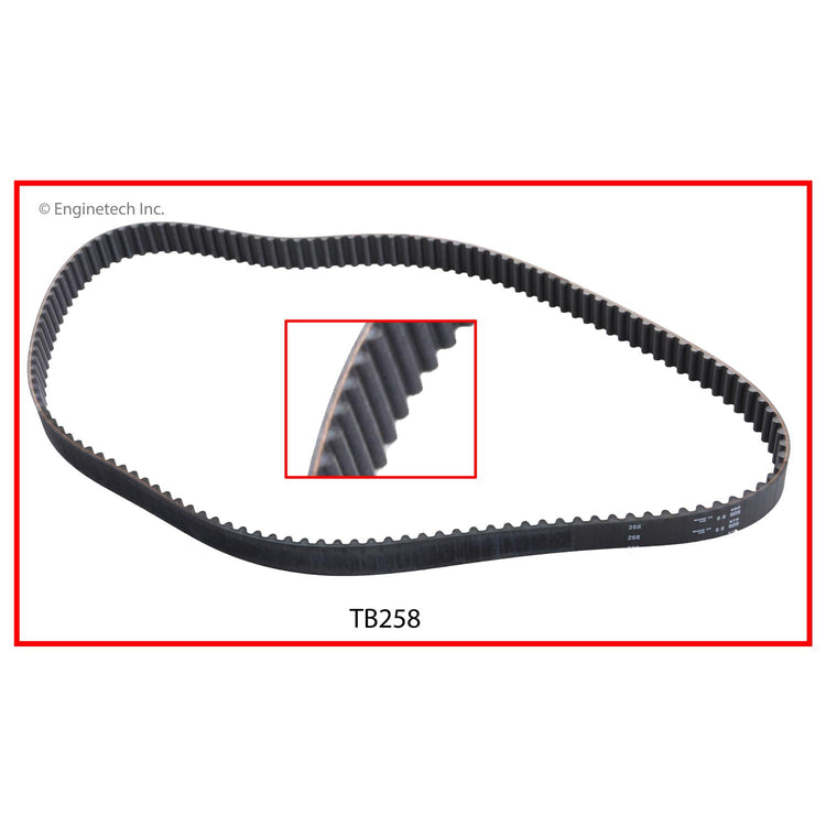 Enginetech TB258 Engine Timing Belt for Ford and Mercury Vehicles