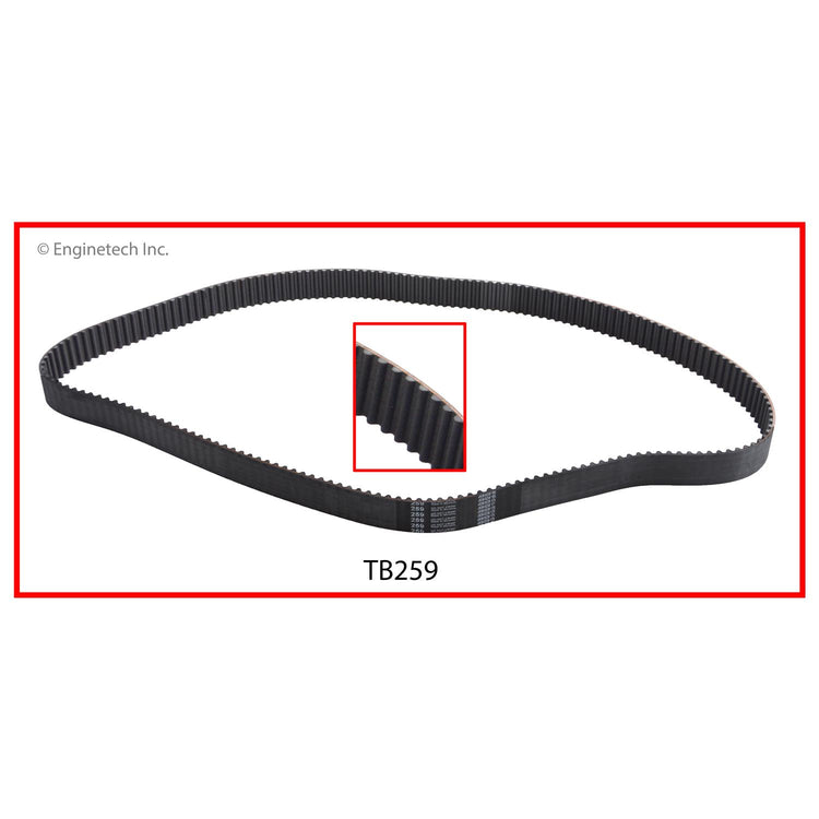 Enginetech BBPTTB259 Engine Timing Belt for Chrysler Vehicles