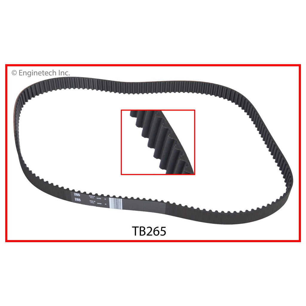 Enginetech BBPT TB265 Engine Timing Belt for Chrysler Vehicles
