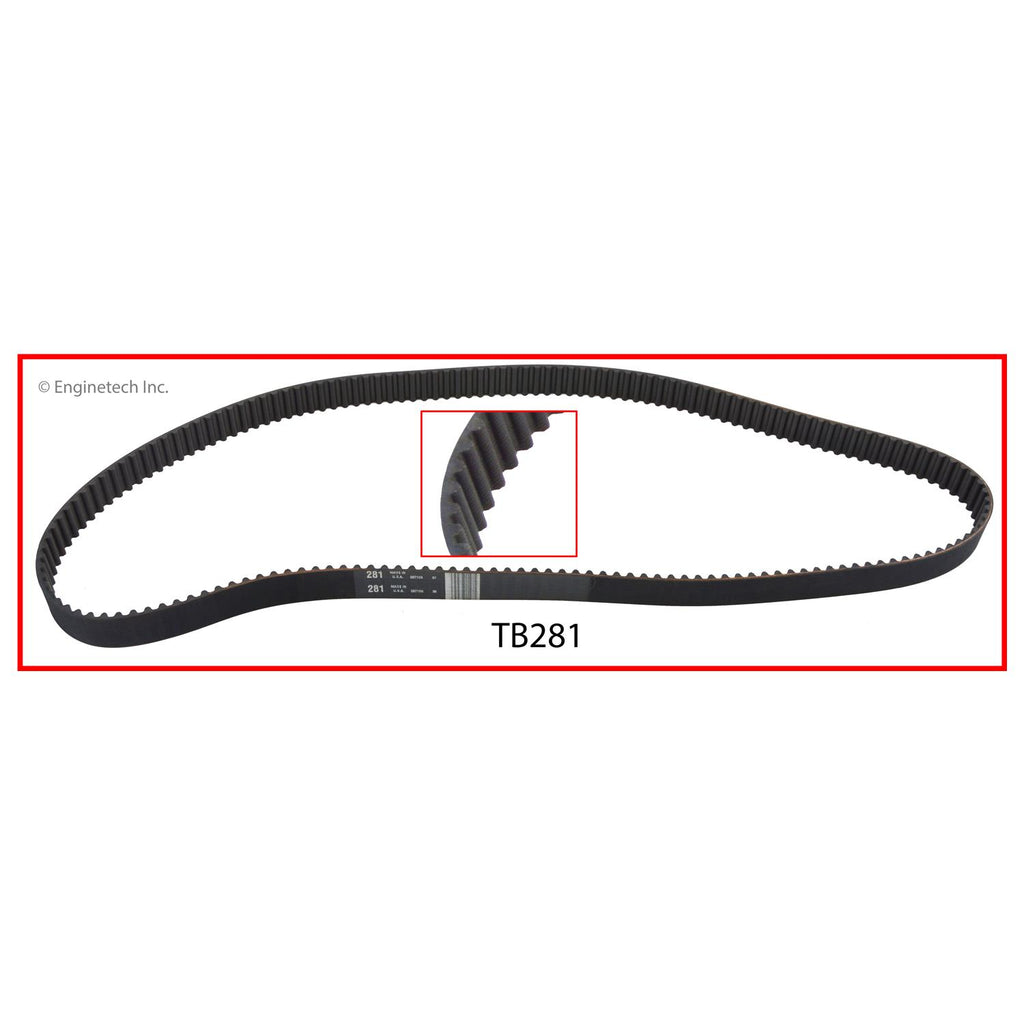 Enginetech TB281 Engine Timing Belt for Kia Sportage (1995-2002)
