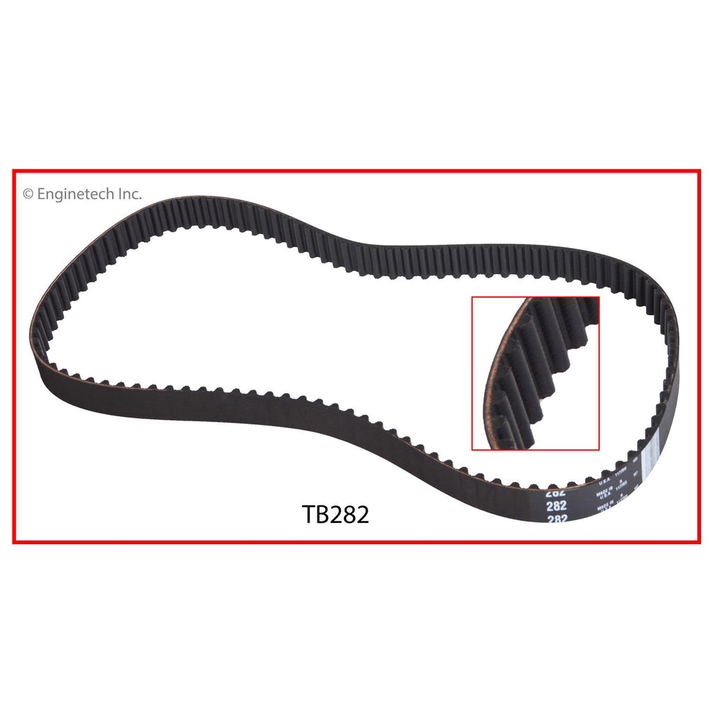Enginetech TB282 Engine Timing Belt for Hyundai and Kia Vehicles