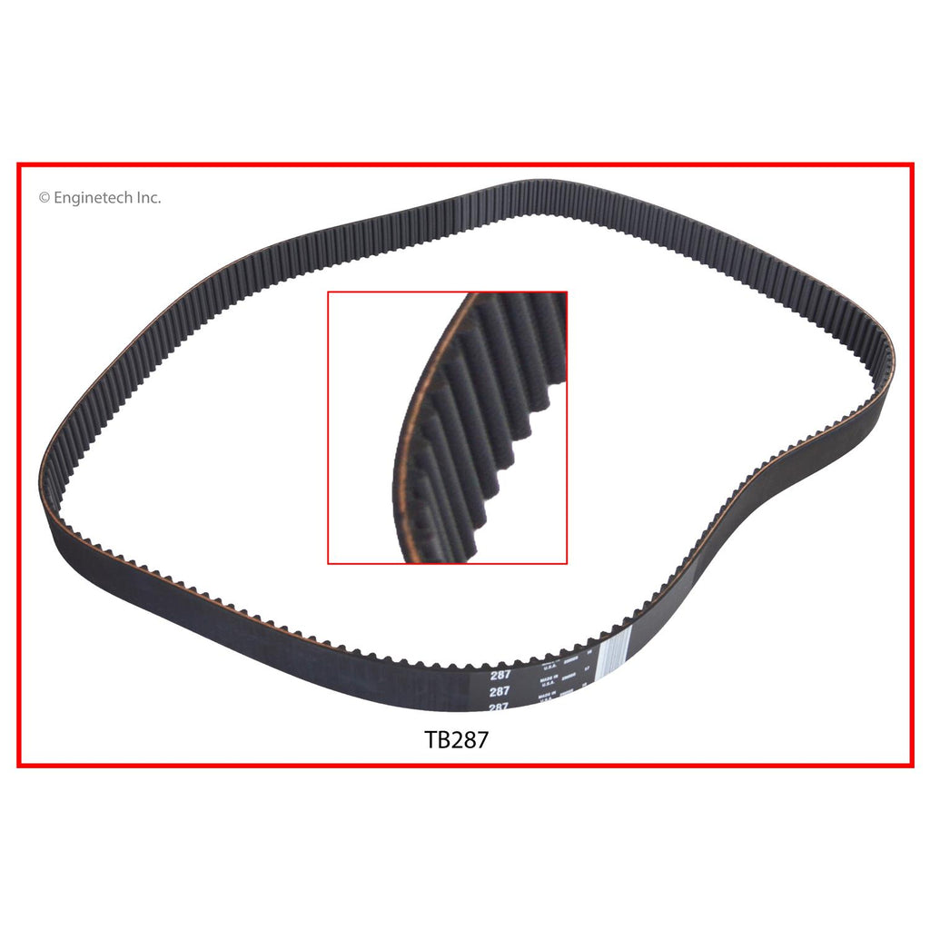 Enginetech TB287 Engine Timing Belt for Mitsubishi Vehicles