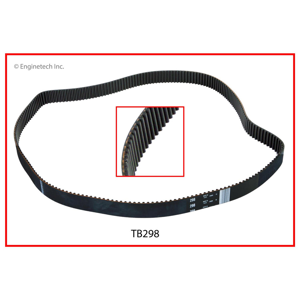 Enginetech TB298 Engine Timing Belt for Lexus and Toyota Vehicles