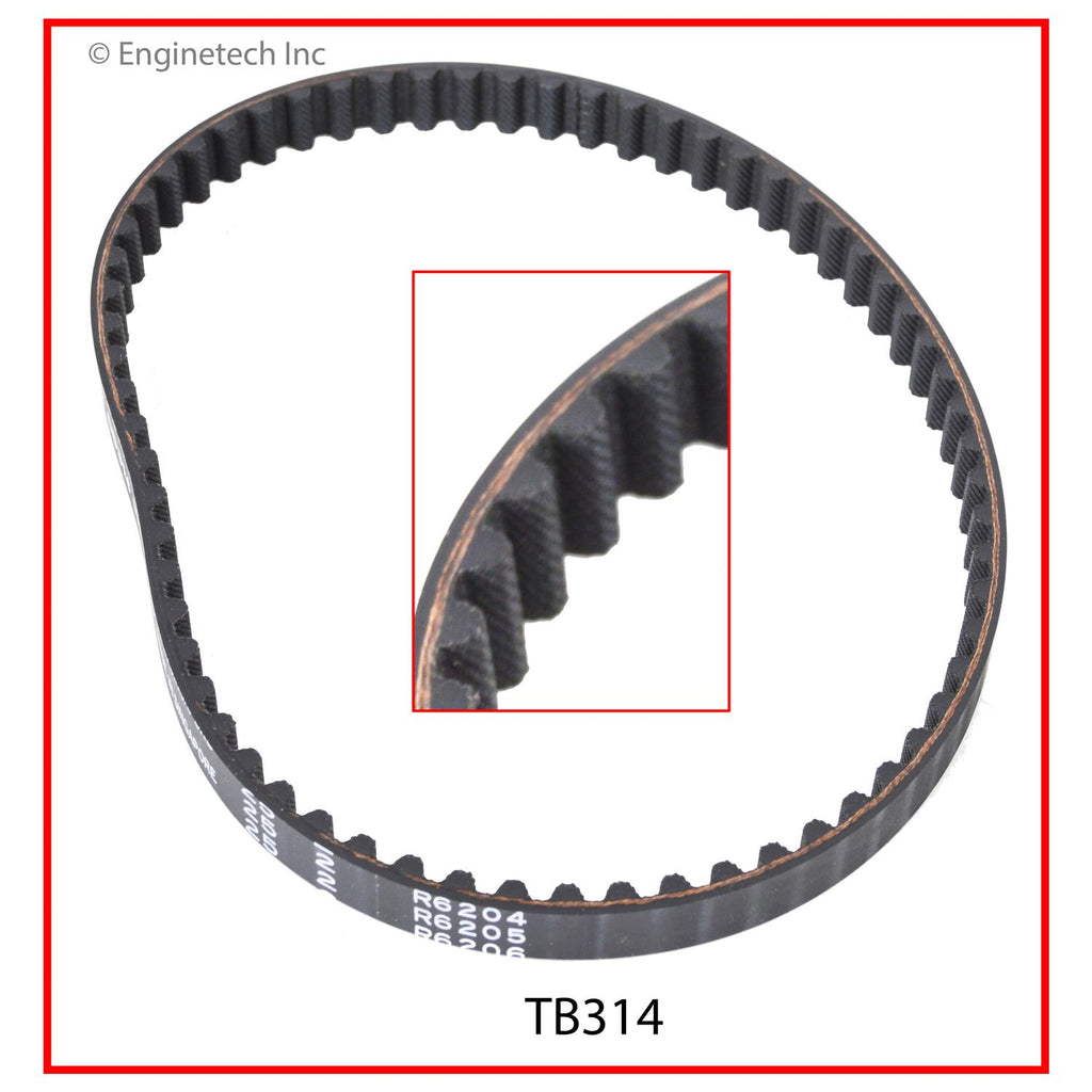 Enginetech TB314 Engine Balance Shaft Belt for Hyundai and Kia Vehicles