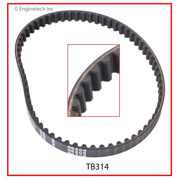 Enginetech TB314 Engine Balance Shaft Belt for Hyundai and Kia Vehicles