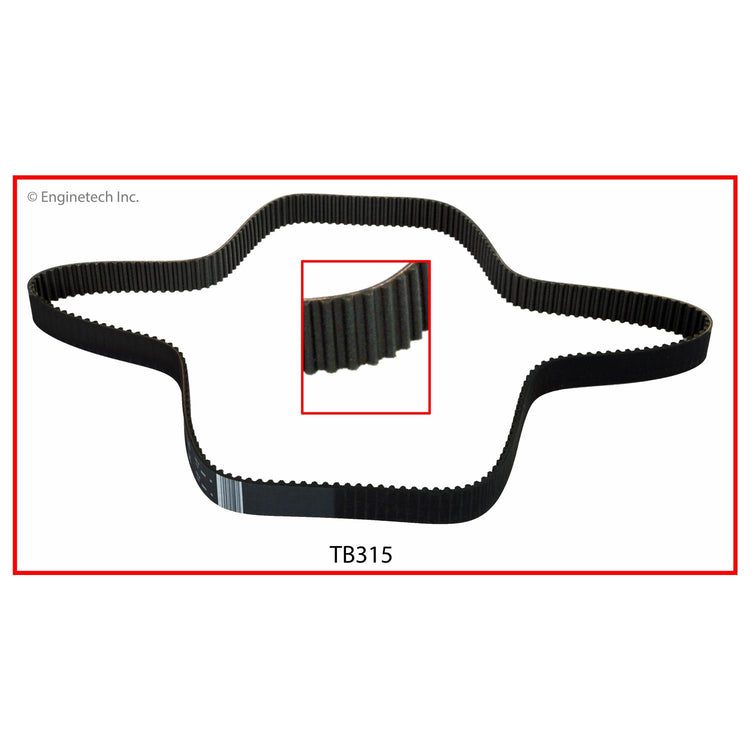 Enginetech TB315 Engine Timing Belt for Hyundai and Kia Vehicles