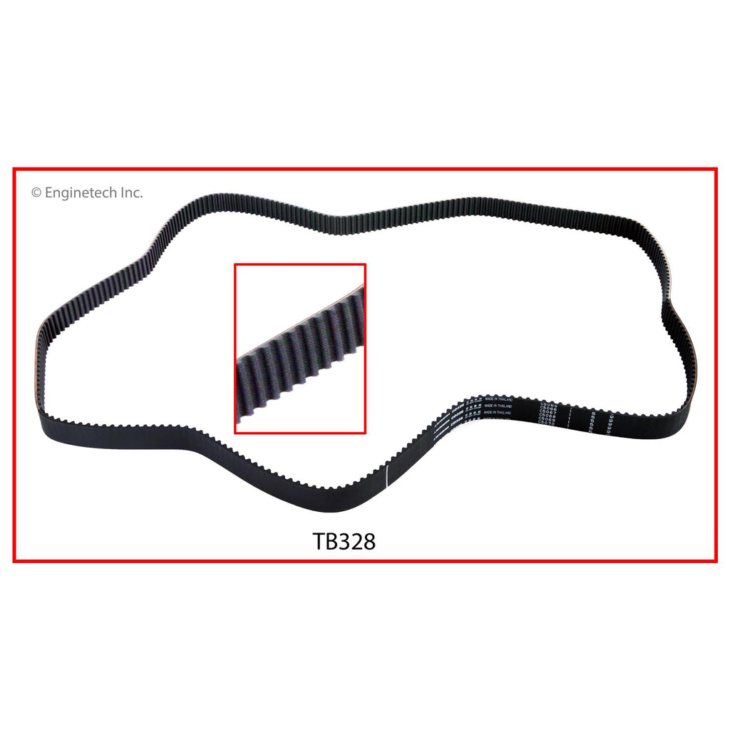 Enginetech TB328 Engine Timing Belt for Subaru Vehicles