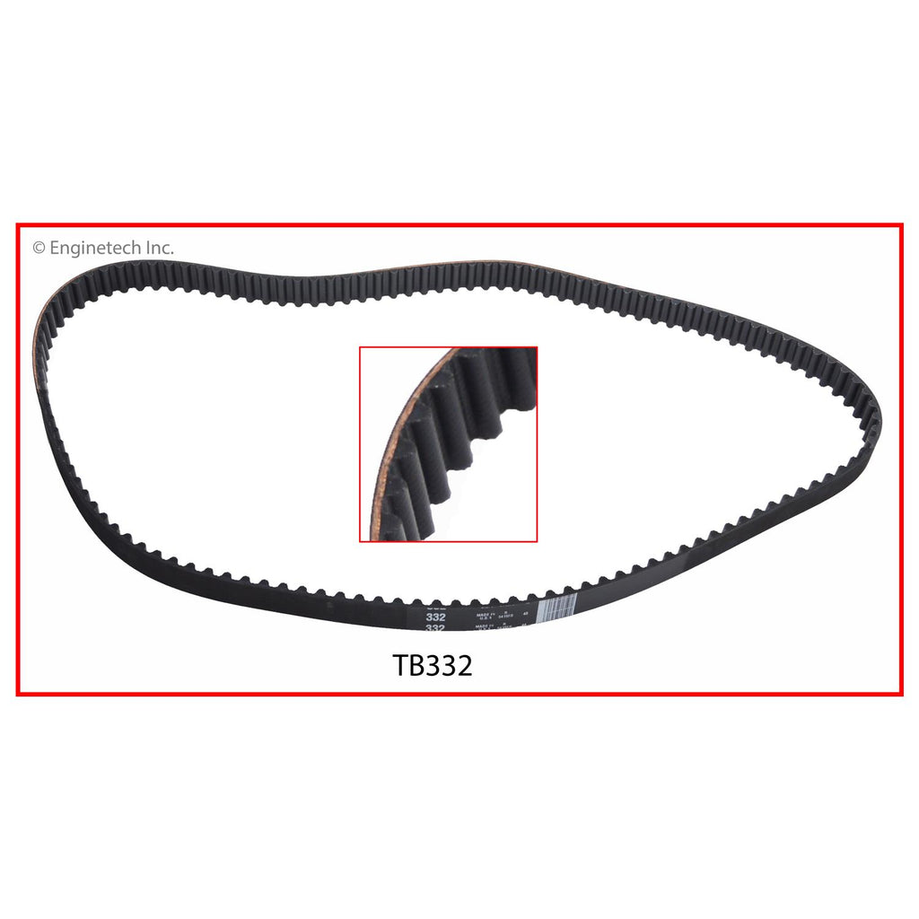 Enginetech TB332 Engine Timing Belt for Mitsubishi 2004-2006 Models